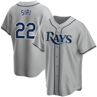 Men's Jose Siri Tampa Bay Rays Replica Gray Road Jersey