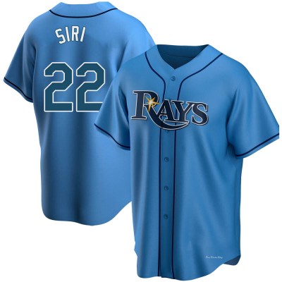 Men's Jose Siri Tampa Bay Rays Replica Light Blue Alternate Jersey