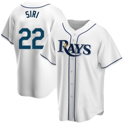 Men's Jose Siri Tampa Bay Rays Replica White Home Jersey