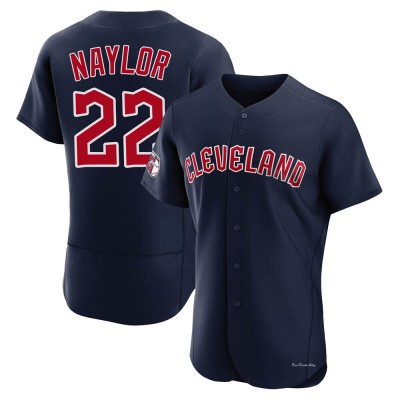 Men's Josh Naylor Cleveland Guardians Authentic Navy Alternate Jersey