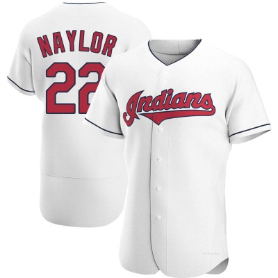 Men's Josh Naylor Cleveland Guardians Authentic White Home Jersey