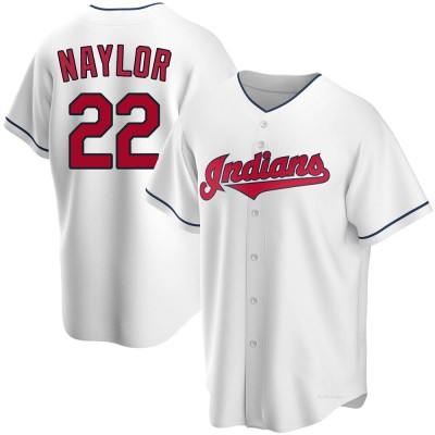 Men's Josh Naylor Cleveland Guardians Replica White Home Jersey