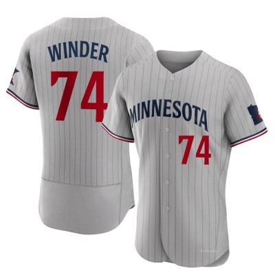 Men's Josh Winder Minnesota Twins Authentic Gray Road Jersey