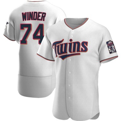 Men's Josh Winder Minnesota Twins Authentic White Home Jersey