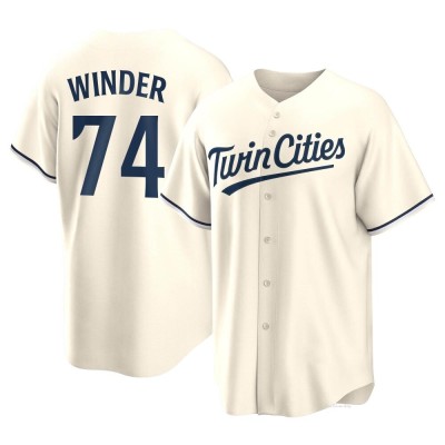 Men's Josh Winder Minnesota Twins Replica Cream Alternate Jersey