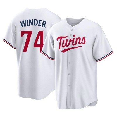 Men's Josh Winder Minnesota Twins Replica White Home Jersey