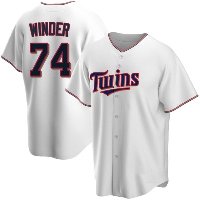 Men's Josh Winder Minnesota Twins Replica White Home Jersey