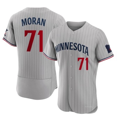 Men's Jovani Moran Minnesota Twins Authentic Gray Road Jersey