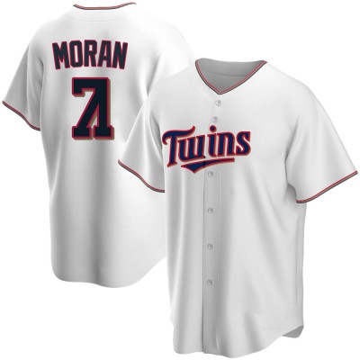 Men's Jovani Moran Minnesota Twins Replica White Home Jersey