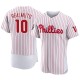 Men's J.T. Realmuto Philadelphia Phillies Authentic White 2022 World Series Home Jersey