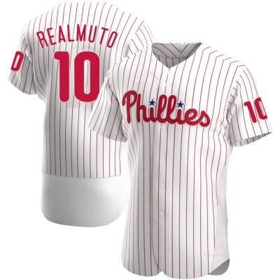 Men's J.T. Realmuto Philadelphia Phillies Authentic White Home Jersey