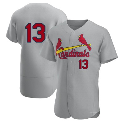 Men's Juan Yepez St. Louis Cardinals Authentic Gray Road Jersey