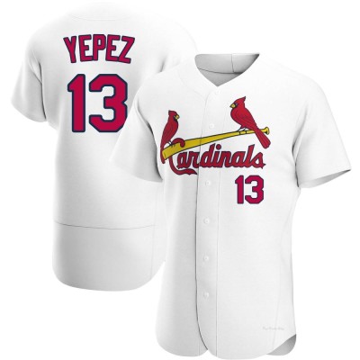 Men's Juan Yepez St. Louis Cardinals Authentic White Home Jersey