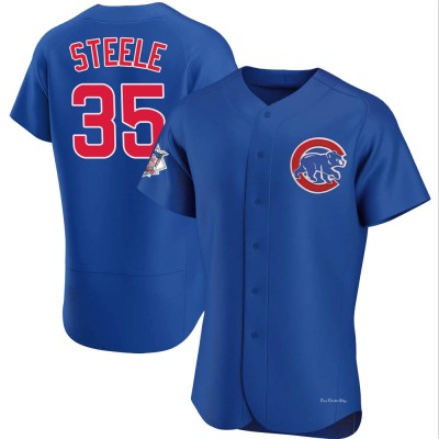 Men's Justin Steele Chicago Cubs Authentic Royal Alternate Jersey