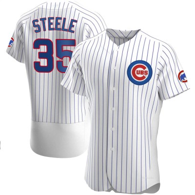 Men's Justin Steele Chicago Cubs Authentic White Home Jersey