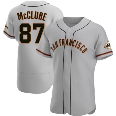 Men's Kade McClure San Francisco Giants Authentic Gray Road Jersey