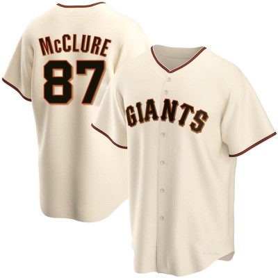 Men's Kade McClure San Francisco Giants Replica Cream Home Jersey