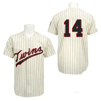 Men's Kent Hrbek Minnesota Twins Authentic Cream 1969 Throwback Jersey