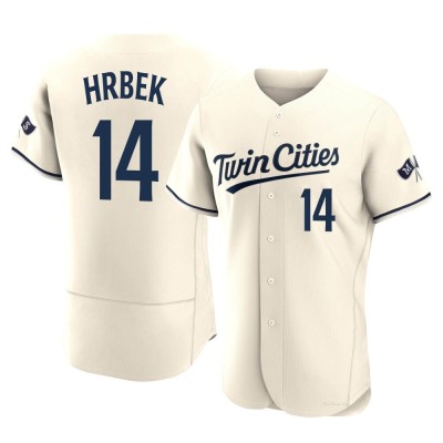 Men's Kent Hrbek Minnesota Twins Authentic Cream Alternate 2023 Jersey