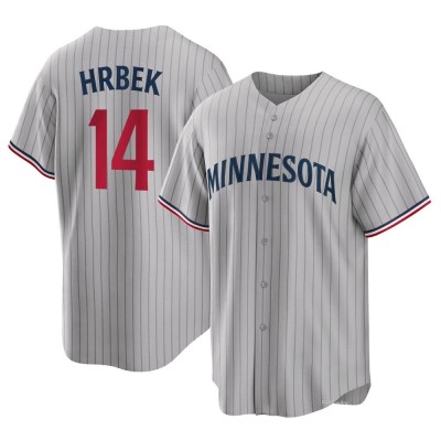 Men's Kent Hrbek Minnesota Twins Replica Gray Road Jersey