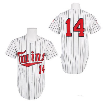 Men's Kent Hrbek Minnesota Twins Replica White 1991 Throwback Jersey