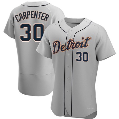 Men's Kerry Carpenter Detroit Tigers Authentic Gray Road Jersey