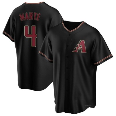 Men's Ketel Marte Arizona Diamondbacks Replica Black Alternate Jersey