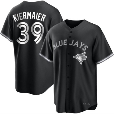 Men's Kevin Kiermaier Toronto Blue Jays Replica Black/White Jersey