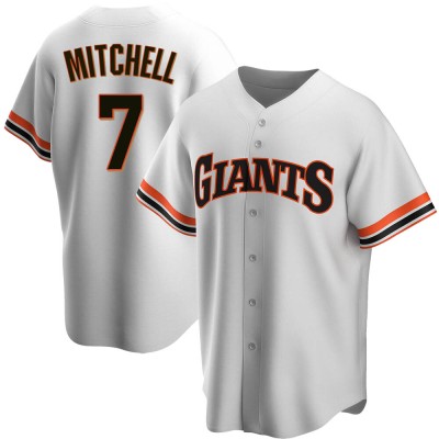 Men's Kevin Mitchell San Francisco Giants Replica White Home Cooperstown Collection Jersey