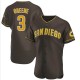 Men's Khalil Greene San Diego Padres Authentic Brown Road Jersey