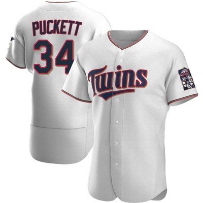 Men's Kirby Puckett Minnesota Twins Authentic White Home Jersey