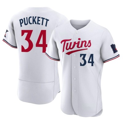 Men's Kirby Puckett Minnesota Twins Authentic White Home Jersey