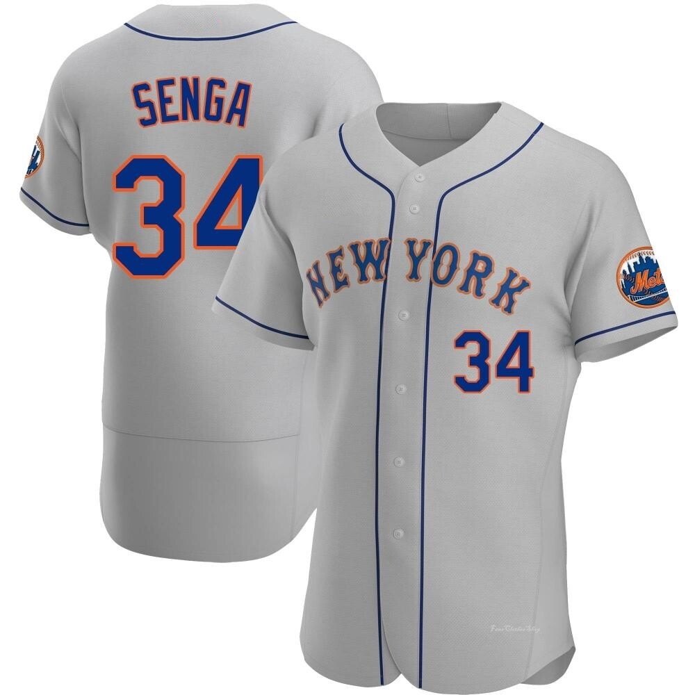 Men's Kodai Senga New York Mets Authentic Gray Road Jersey - Fans