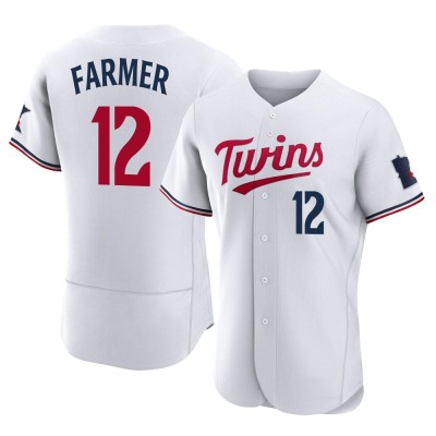 Men's Kyle Farmer Minnesota Twins Authentic White Home Jersey