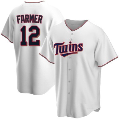 Men's Kyle Farmer Minnesota Twins Replica White Home Jersey