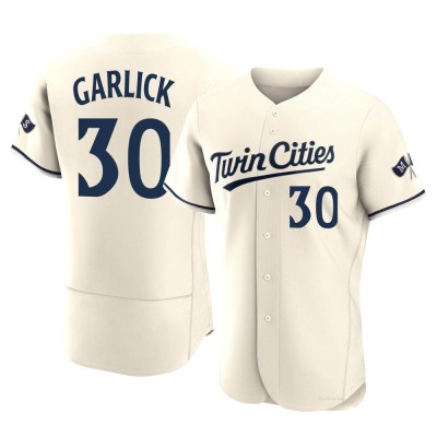 Men's Kyle Garlick Minnesota Twins Authentic Cream Alternate 2023 Jersey