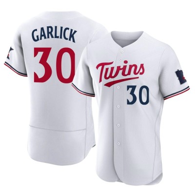 Men's Kyle Garlick Minnesota Twins Authentic White Home Jersey