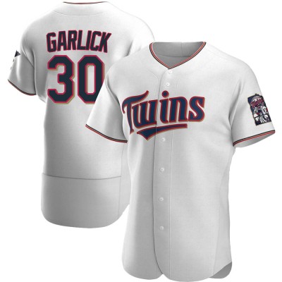 Men's Kyle Garlick Minnesota Twins Authentic White Home Jersey