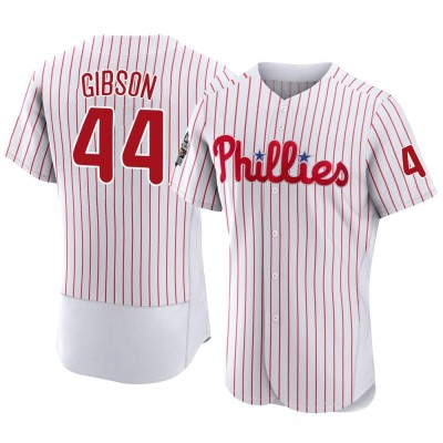 Men's Kyle Gibson Philadelphia Phillies Authentic White 2022 World Series Home Jersey