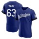 Men's Kyle Hurt Los Angeles Dodgers Authentic Royal 2021 City Connect Jersey