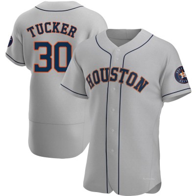 Men's Kyle Tucker Houston Astros Authentic Gray Road Jersey