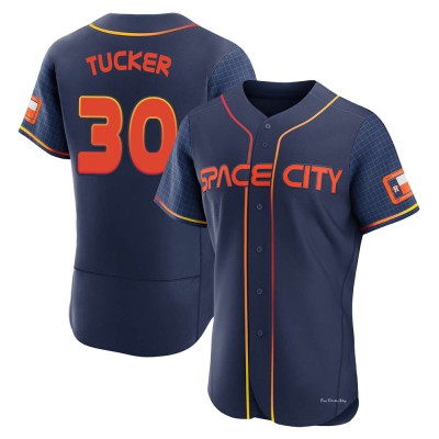 Men's Kyle Tucker Houston Astros Authentic Navy 2022 City Connect Jersey