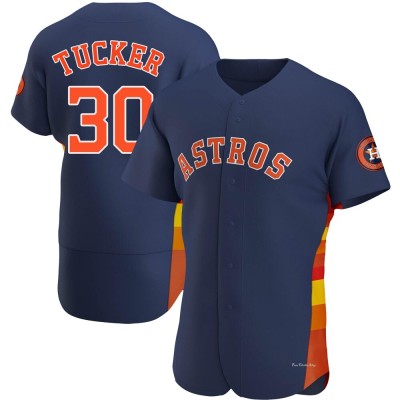 Men's Kyle Tucker Houston Astros Authentic Navy Alternate Jersey