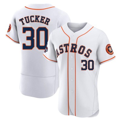 Men's Kyle Tucker Houston Astros Authentic White 2022 World Series Champions Home Jersey