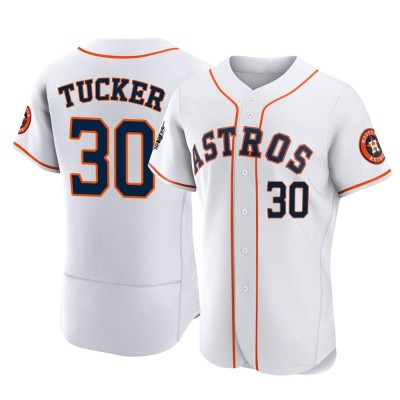 Men's Kyle Tucker Houston Astros Authentic White 2022 World Series Home Jersey