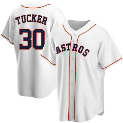 Men's Kyle Tucker Houston Astros Replica White Home Jersey