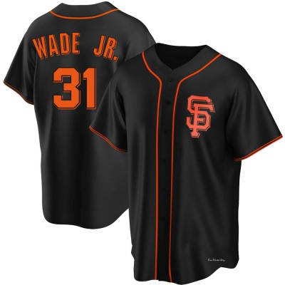 Men's LaMonte Wade Jr. San Francisco Giants Replica Black Alternate Jersey