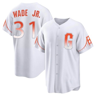 Men's LaMonte Wade Jr. San Francisco Giants Replica White 2021 City Connect Jersey