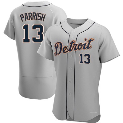 Men's Lance Parrish Detroit Tigers Authentic Gray Road Jersey