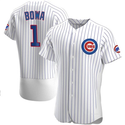 Men's Larry Bowa Chicago Cubs Authentic White Home Jersey